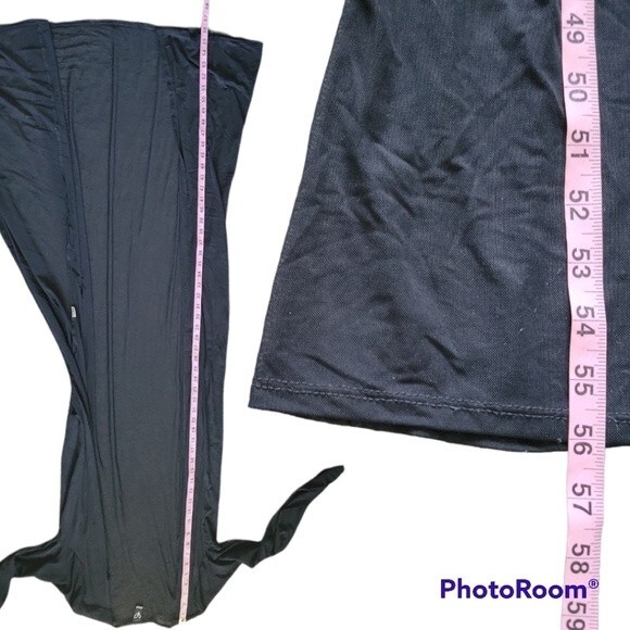 WINDSOR BLACK SHEER OPEN FRONT KIMONO - S/M - Picture 6 of 7
